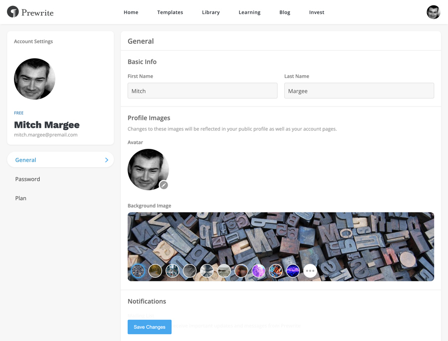Account Settings