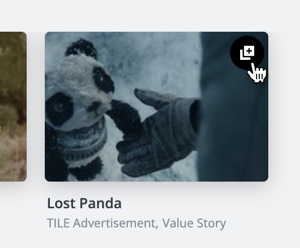 Copy icon on library item